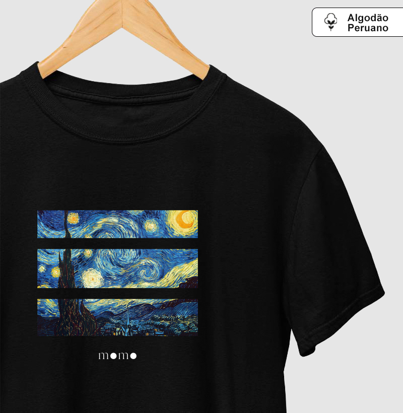 Noite Estrelada van Gogh Algodão Peruano
