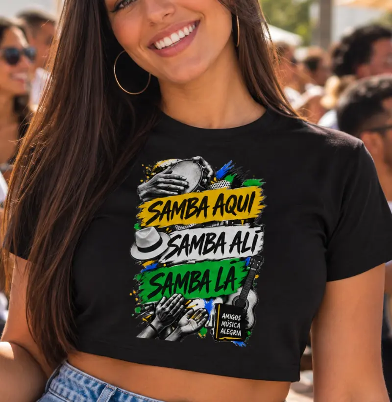 Samba aqui, Samba alí, Samba lá