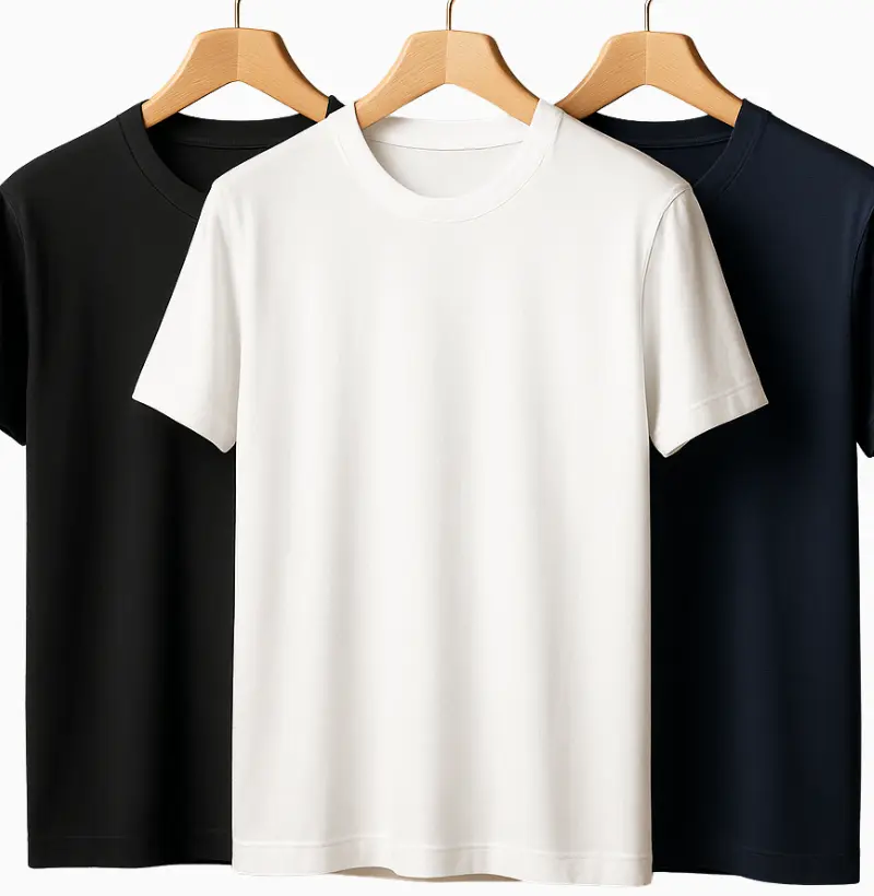 CAMISETA PREMIUM LISA - ALGODÃO PERUANO 