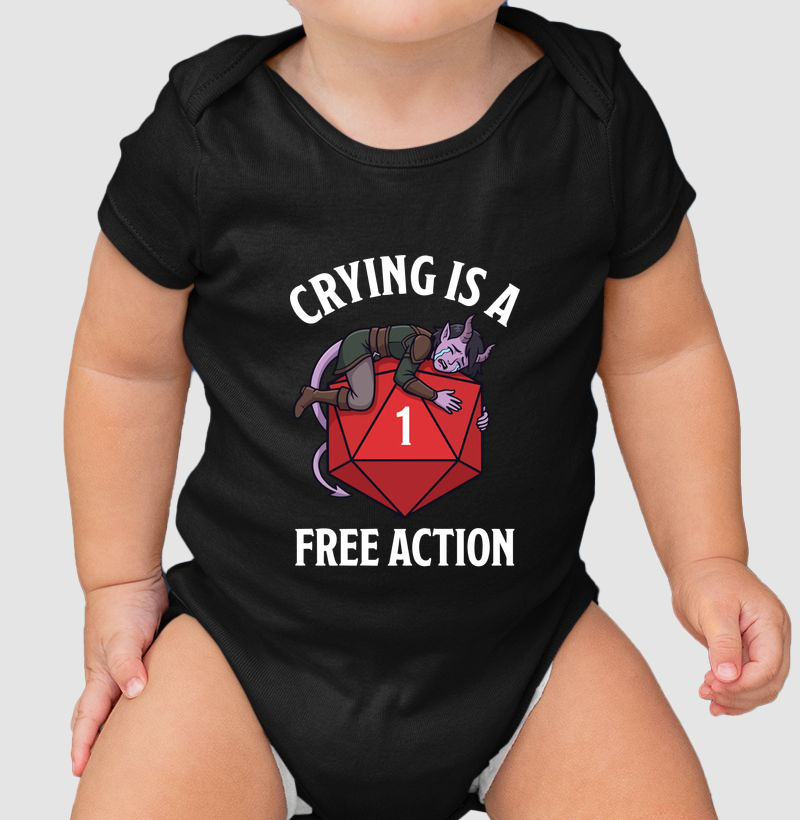 CRYING IS A FREE ACTION