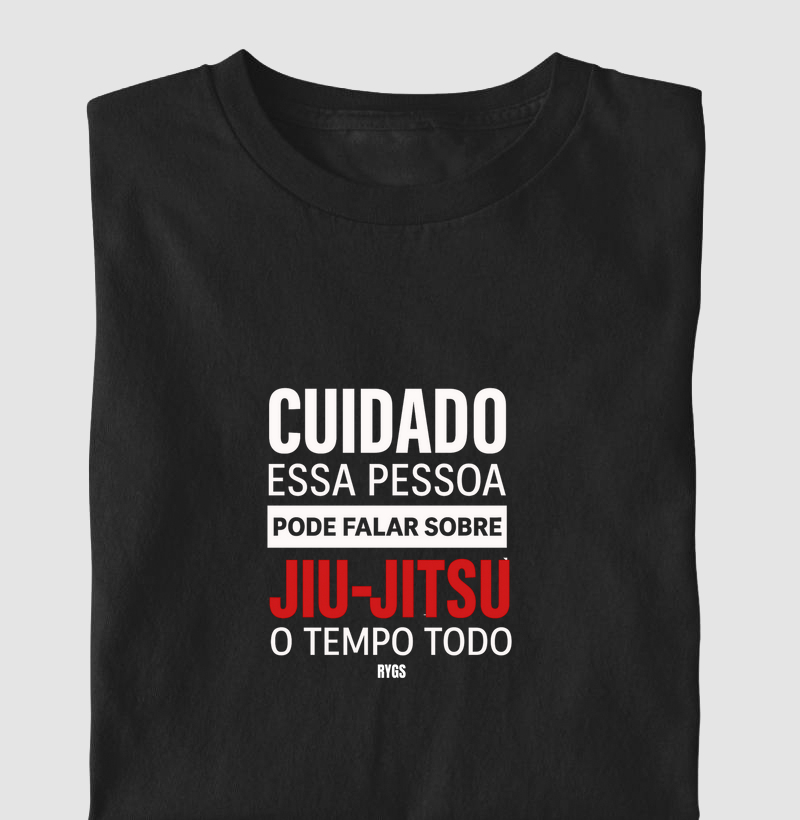 Cuidado essa pessoa pode falar de Jiu-Jitsu o tempo todo