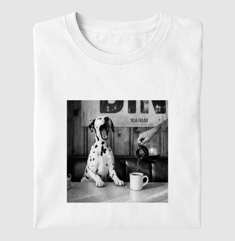 Primeiro um bocejo com café!