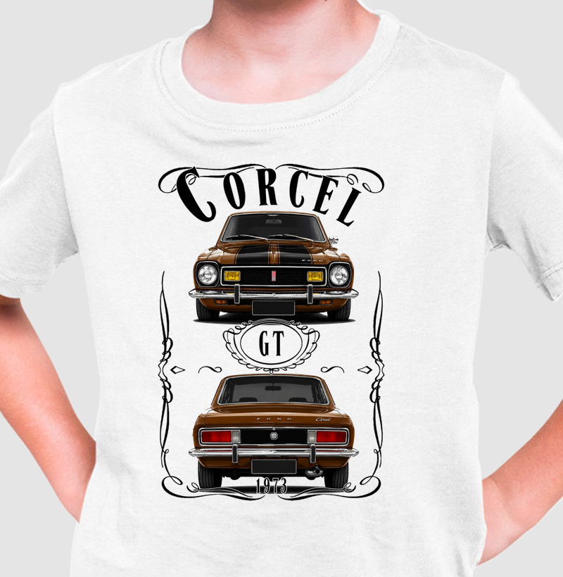 Camiseta infantil Corcel vintage