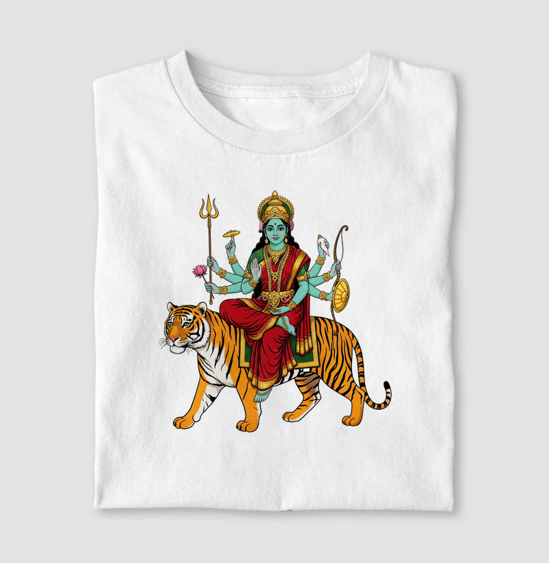 Durga - Montaria em seu Vahana