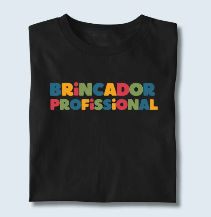 Camiseta brincador profissional 