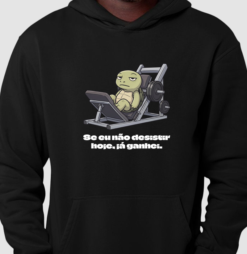 Se eu não desistir hoje, já ganhei