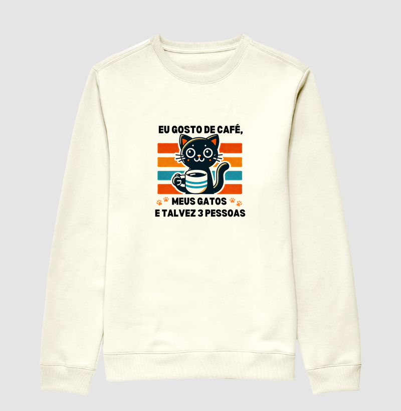 Gato e Café Estilo Retrô