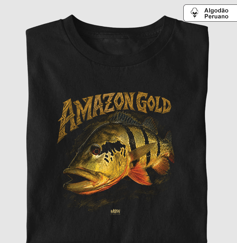 AMAZON GOLD PREMIUM - Camiseta Algodão Peruano