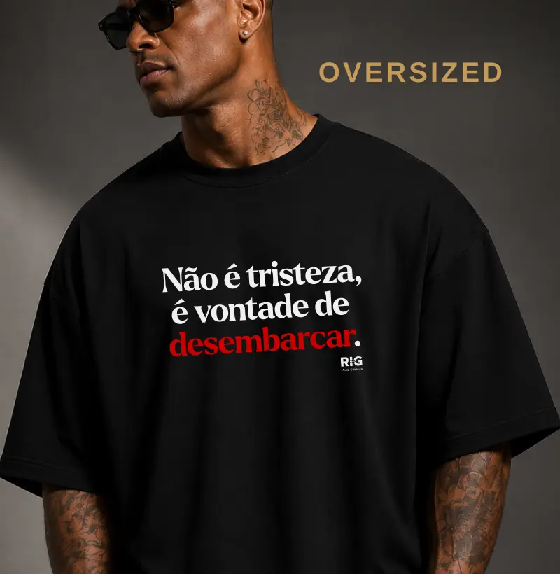 Não é tristeza...