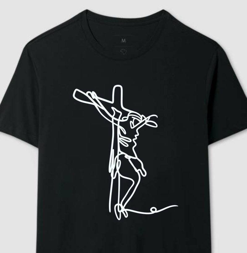 Cristo na cruz - Minimalista