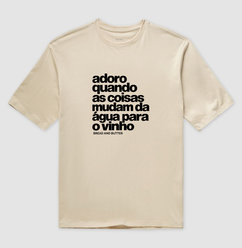 Camiseta Oversized Adoro