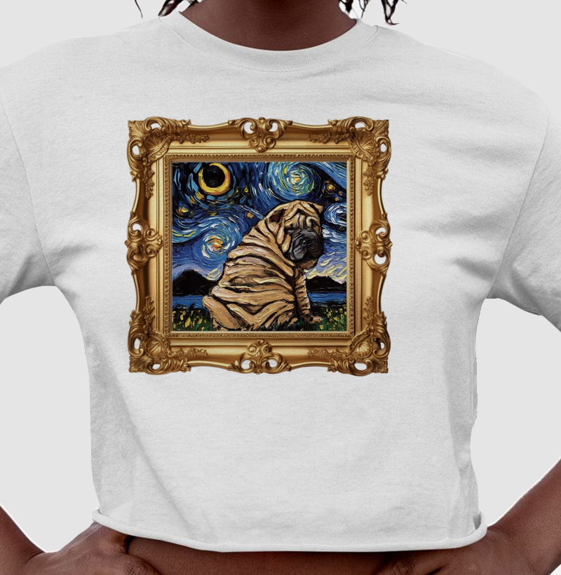 Sharpei no Quadro - Crooped