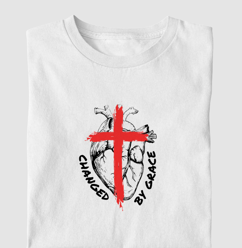 Camiseta Mudado pela Graça