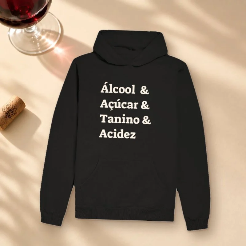 Camiseta Equilíbrio do Vinho - Hoodie Moletom