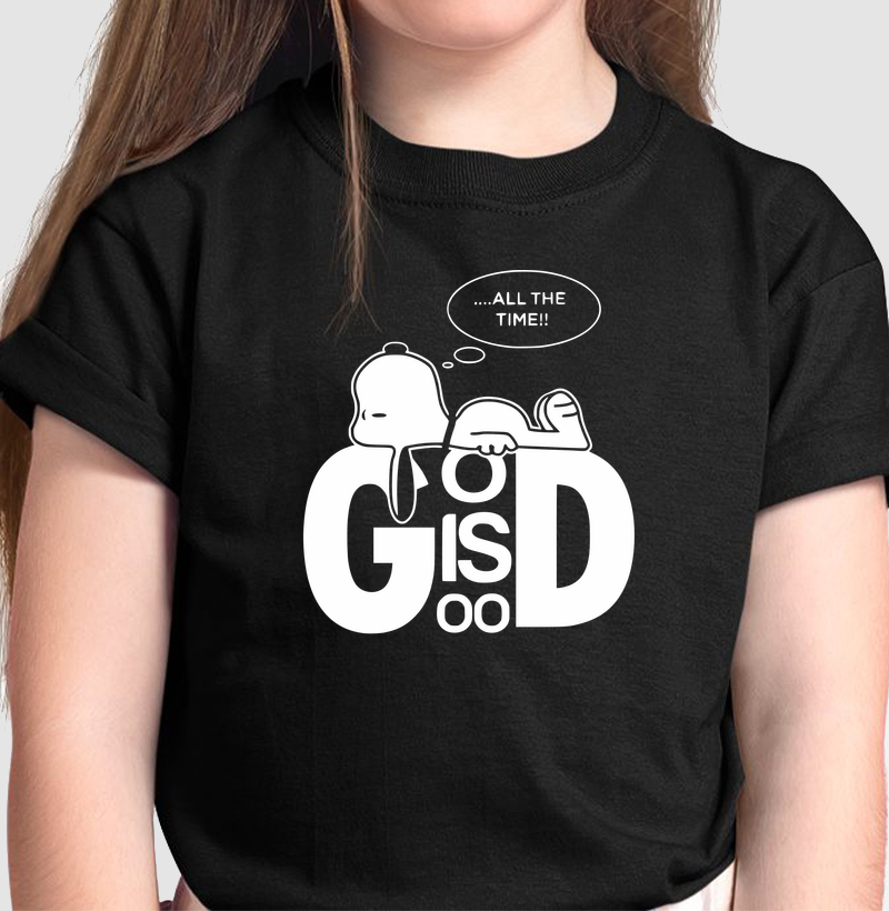 Camiseta Infantil God is Good - Camiseta Infantil