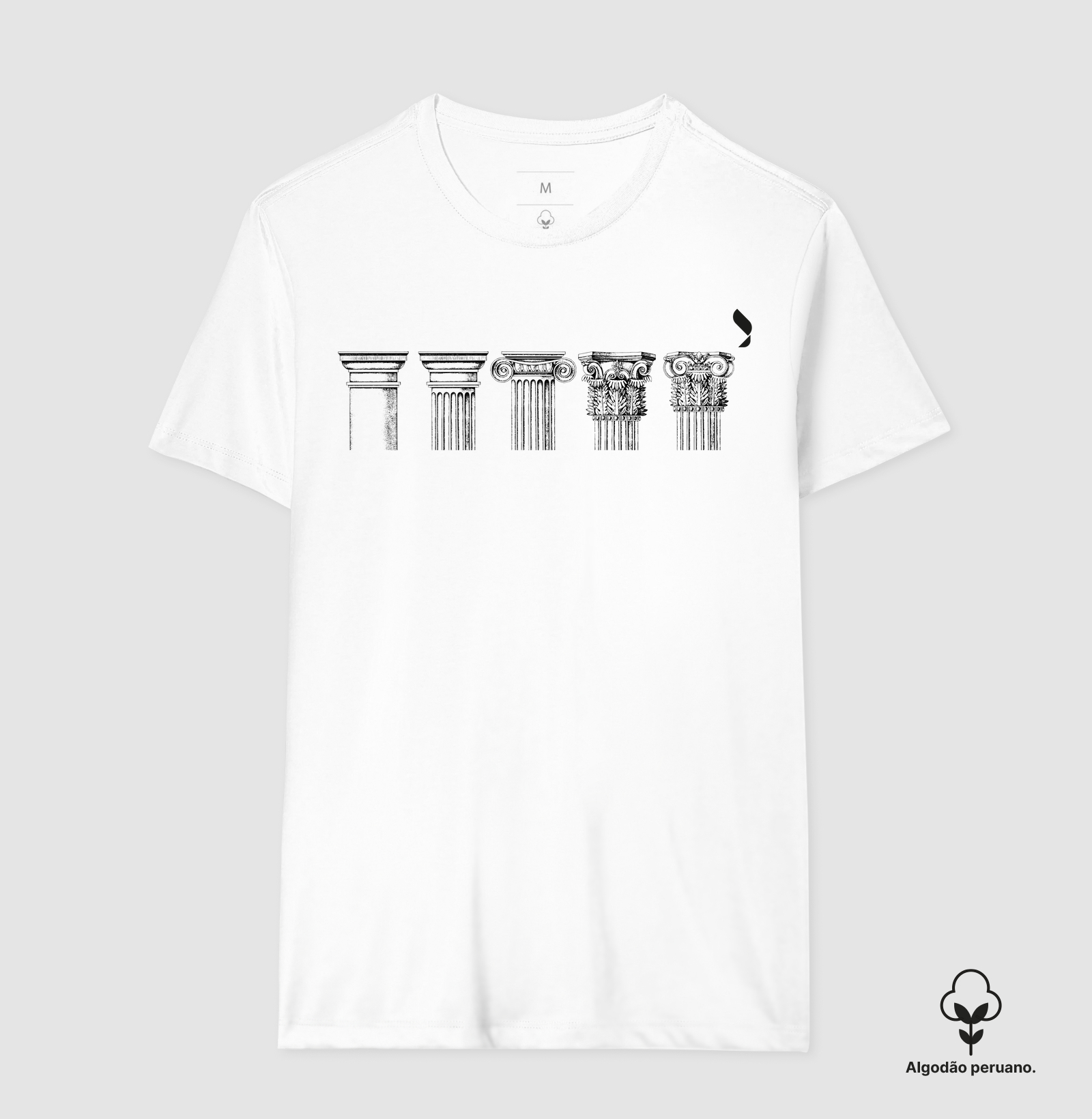 Camiseta as 05 Colunas de sustentação