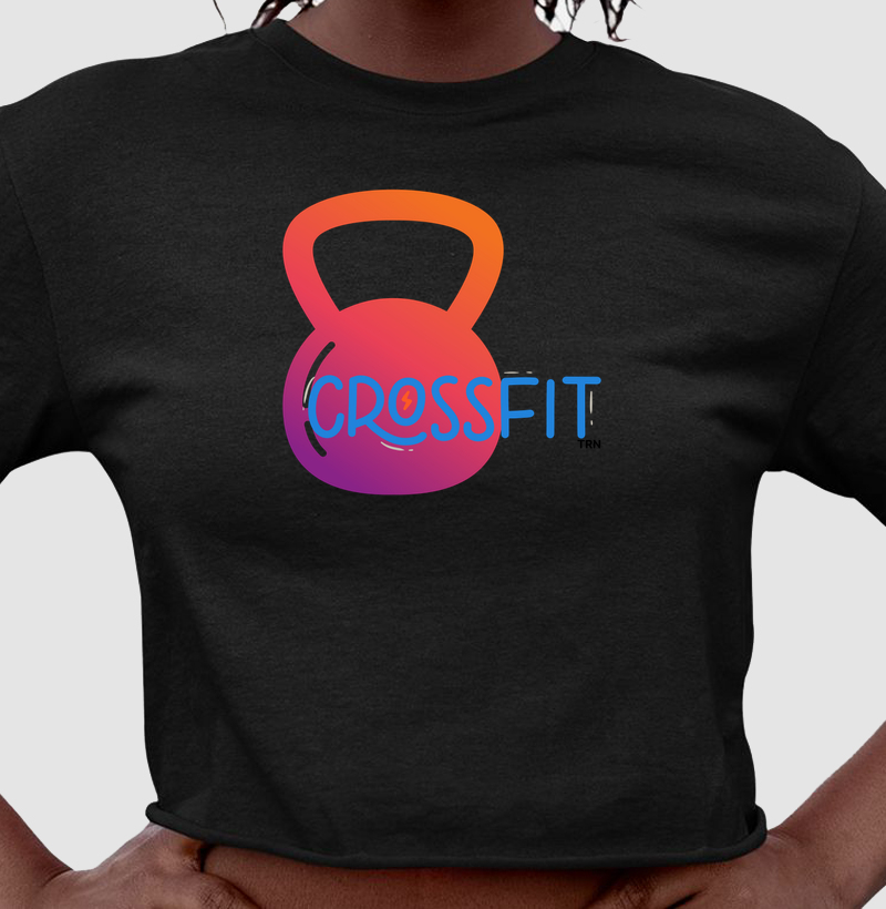 Cropped Kettlebell CrossFit – Amor pelo WOD | Cropped Fitness Feminino TRN