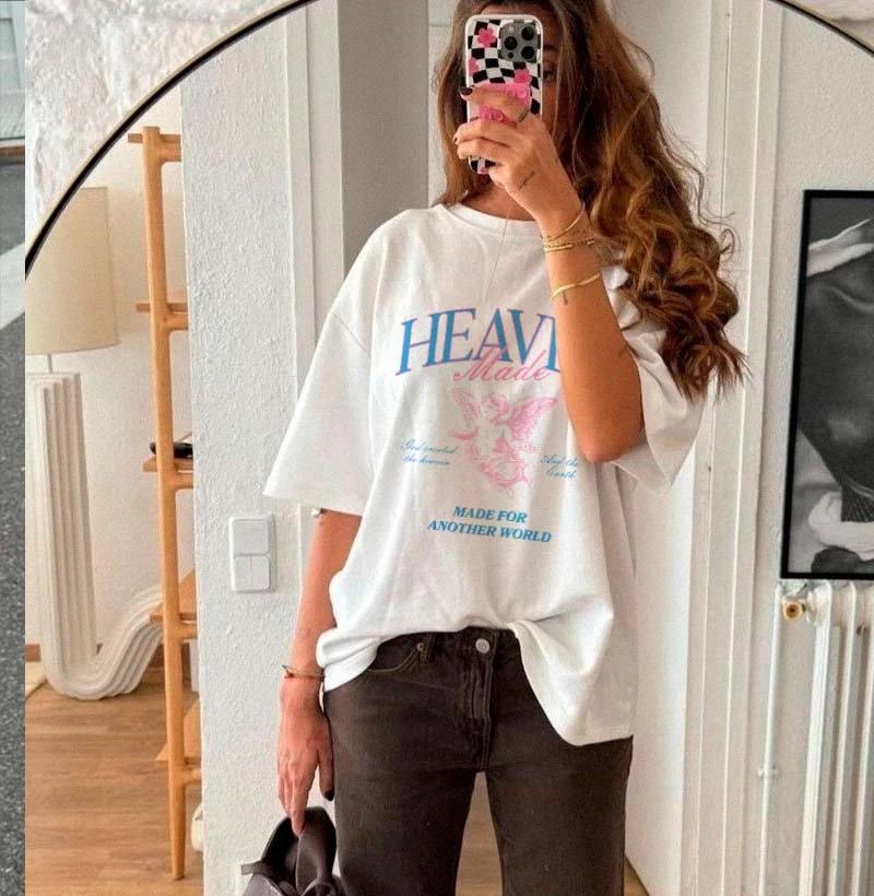 Tshirt Oversized Heaven Made