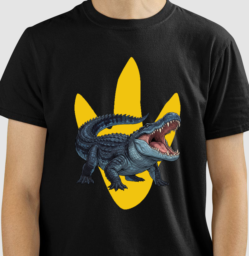 Camisa Algodão Estampada Purussaurus Furioso Premium Dinoloco