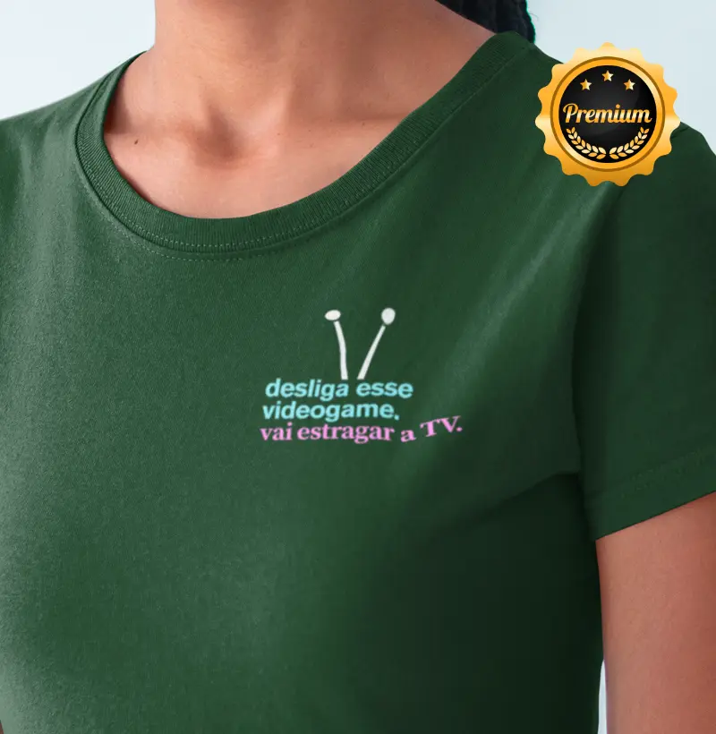 Desliga esse videogame. Vai estragar a TV.