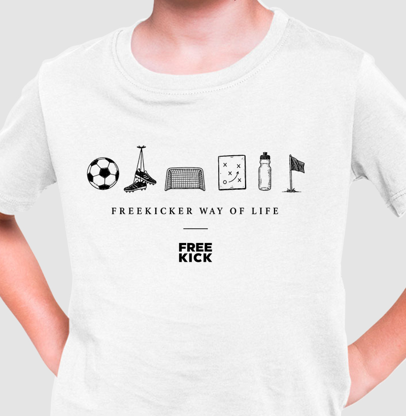 CAMISETA INFANTIL FREE KICK FREEKICKER WAY OF LIFE