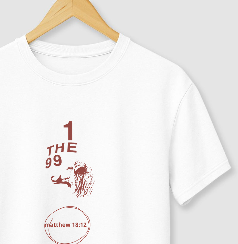 Camiseta "Mateus 18:12"