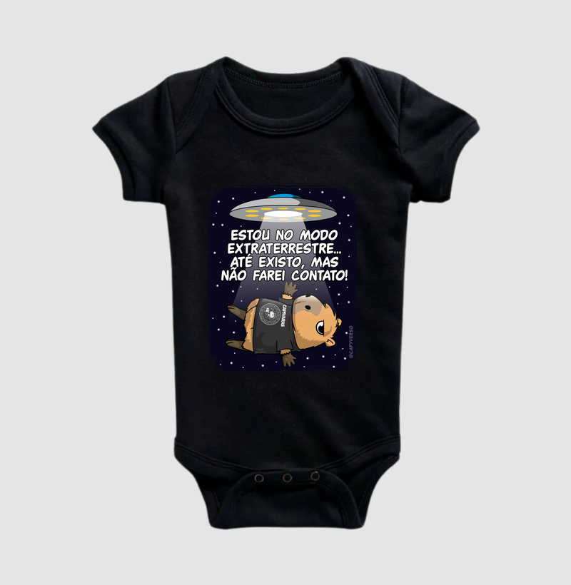 Camiseta Capivara Extraterrestre - Body Infantil