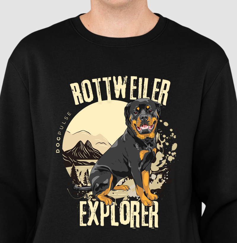 Suéter Moletom Dog Pulse Rottweiler Explorer – Fearless Companion