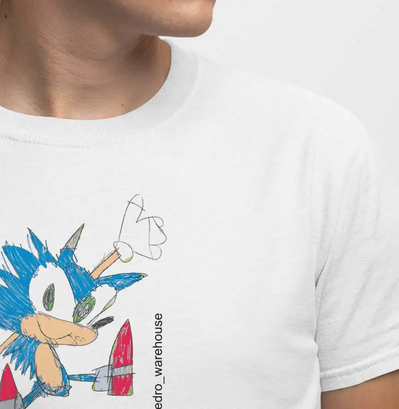 CAMISETA MASC/FEM - OURIÇO SÔNICO