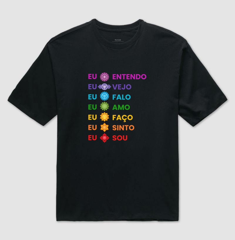 Camiseta Chakras – Jornada da Consciência