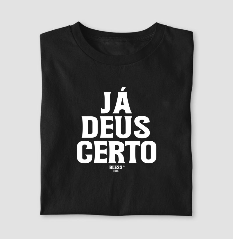 Já Deus Certo Frase