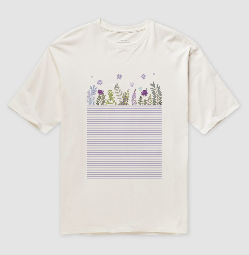 Flores do campo delicadas 01 - Oversized