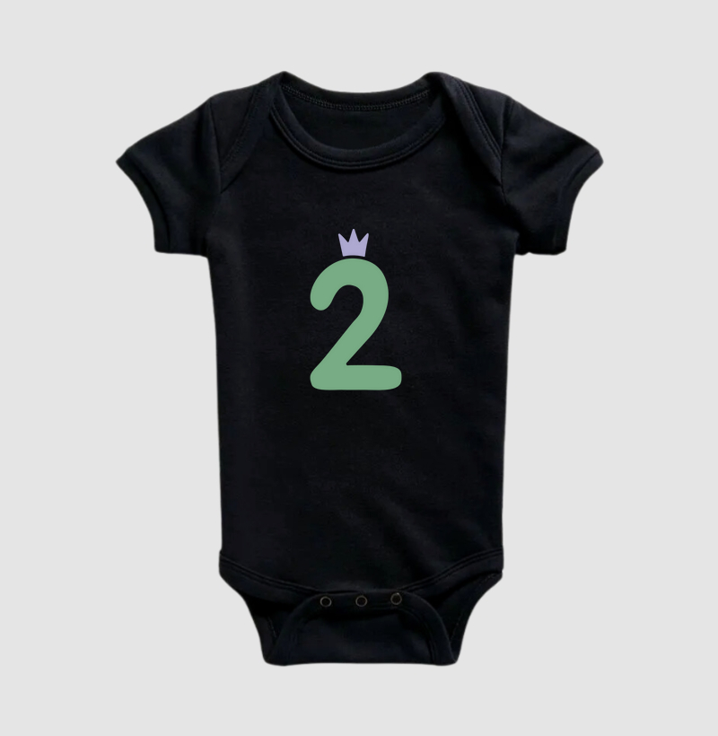 Body Infantil 2 Verde
