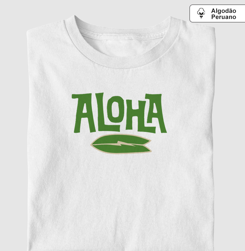 ALOHA - Camiseta Algodão Peruano
