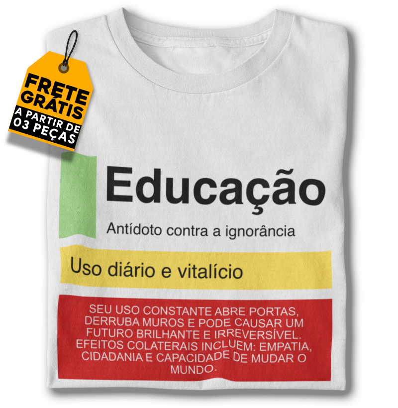 Educação é o melhor remédio