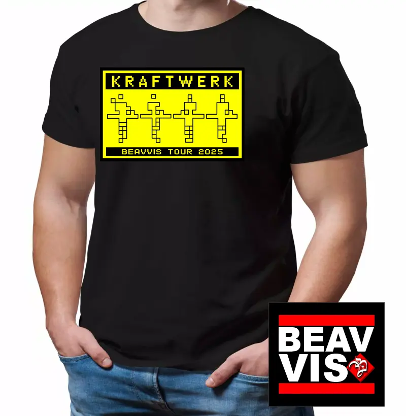 Camisa Kraftwerk Beavvis Tour 2025 BVS 25