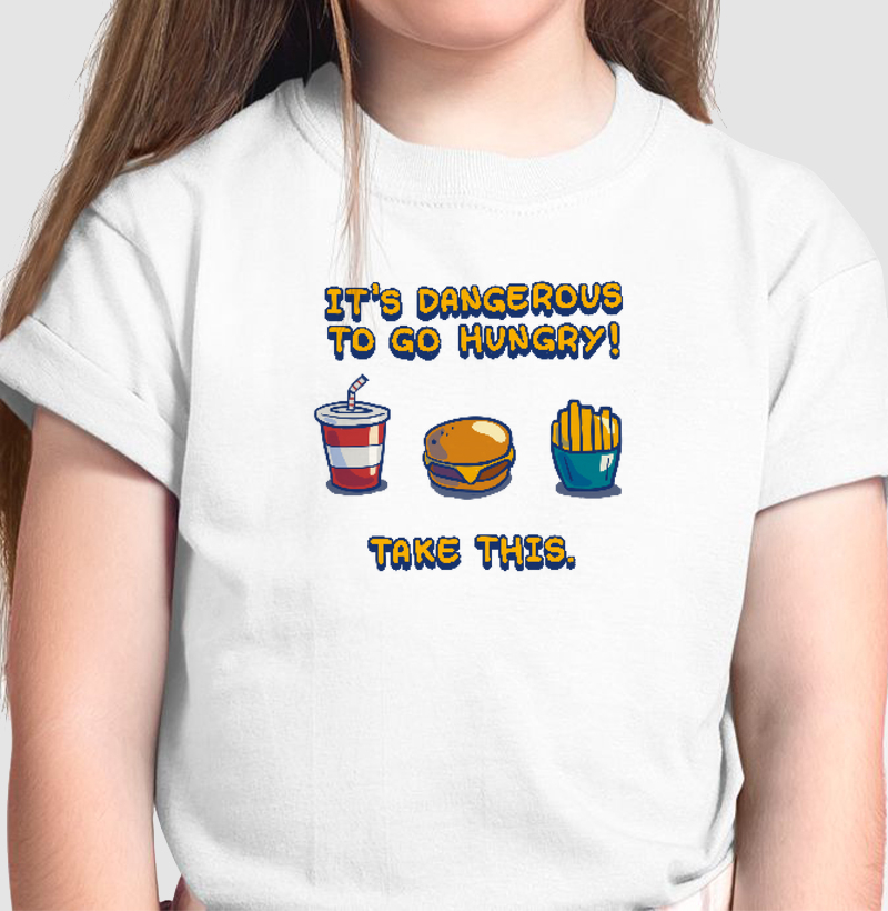 Camiseta Infantil Game Burger