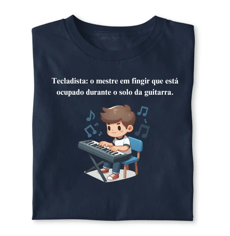 Tecladista mestre do fingimento 