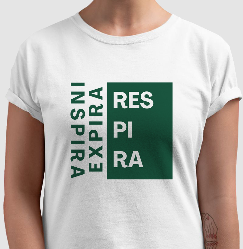 Camiseta Inspira • Expira • Respira