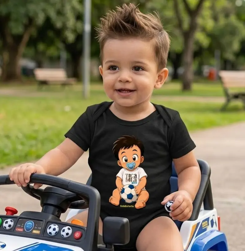 Menino Toca Bola a