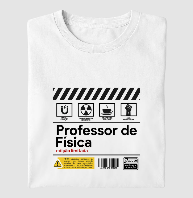 Professor de Física - Rótulo