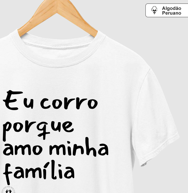 Eu corro porque amo minha família