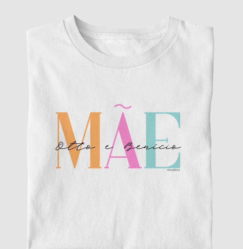 Mãe - filhos Otto e Benício 