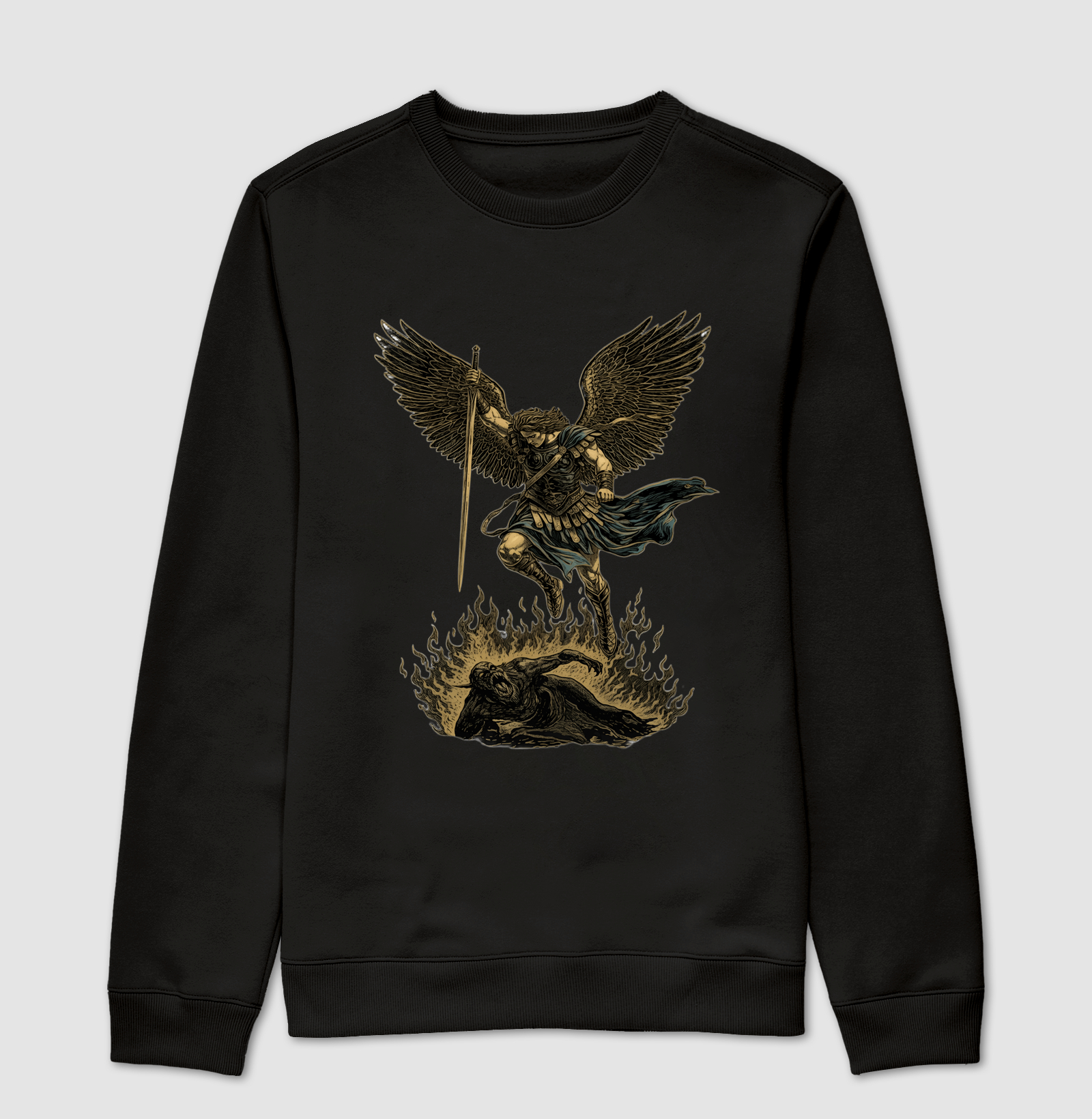 Camiseta "Arcanjo Miguel" - Coleção Cápsula Aeterna