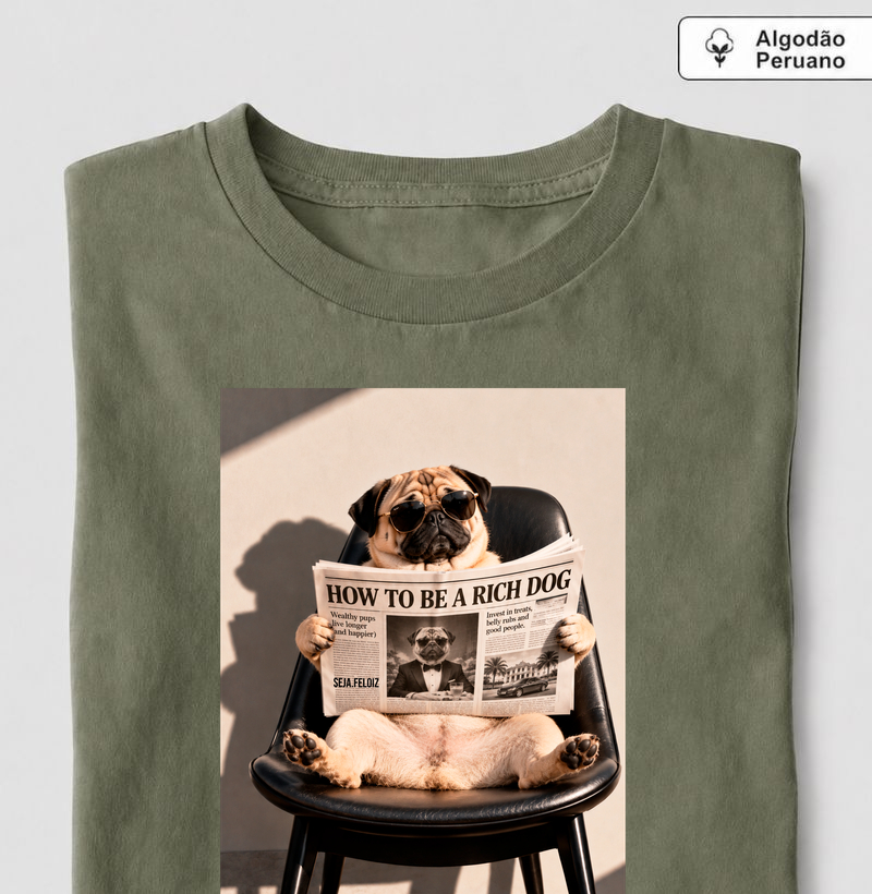 💸 How to Be a Rich Dog – Versão Pug 🐶👑