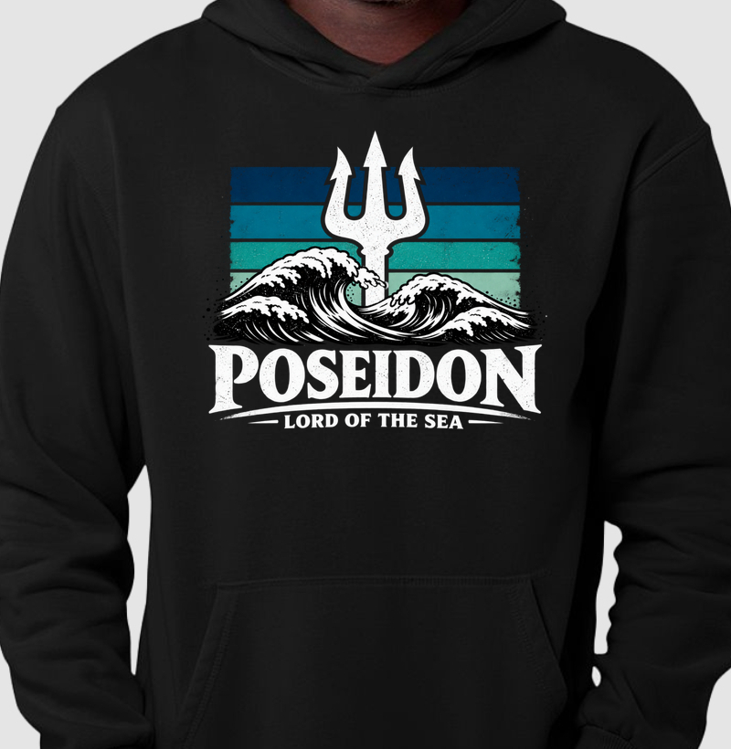 Poseidon — Senhor dos Mares - Hoodie Moletom