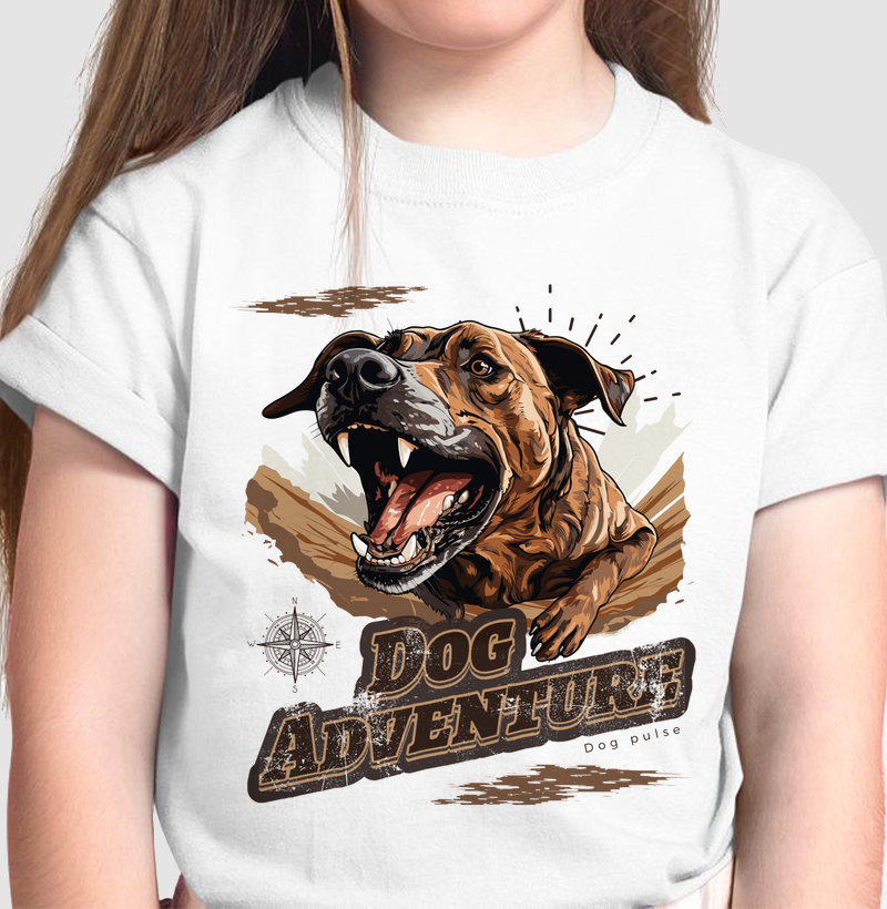 Camiseta Infantil Dog Pulse – Dog Adventure