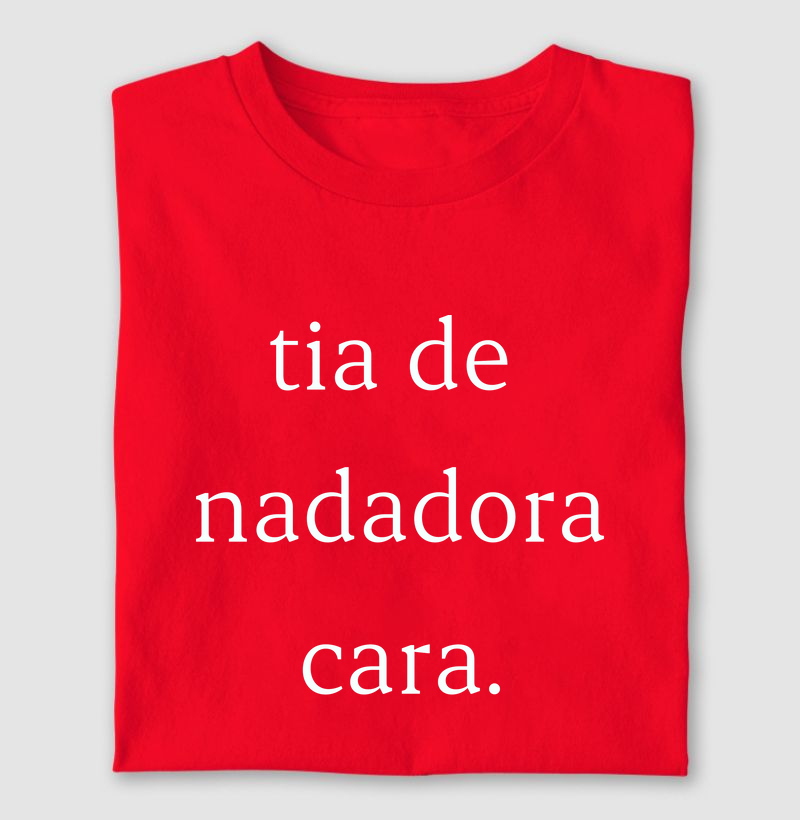 Tia de nadadora cara