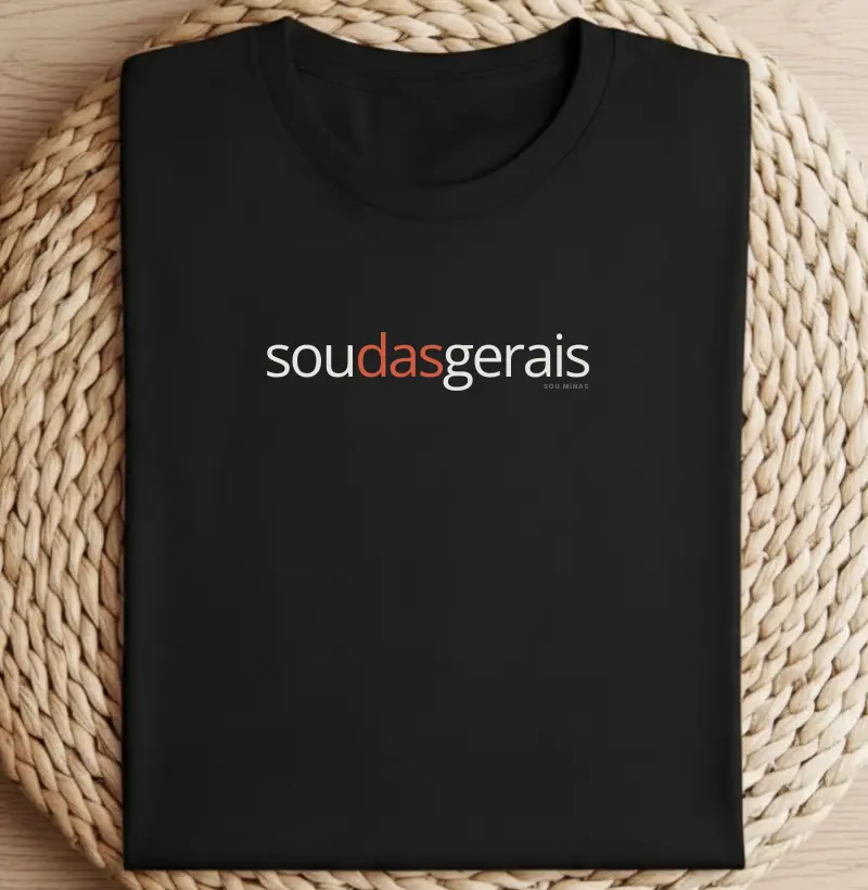 Camiseta Sou das Gerais | Identidade Mineira