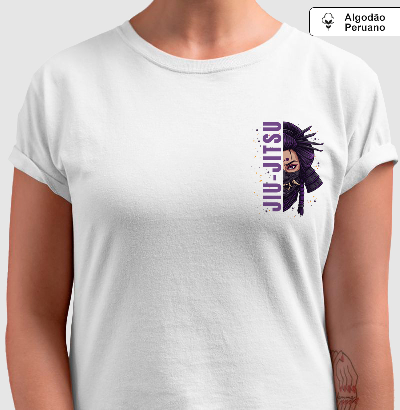 Samurai Girl 3 - Jiu-Jitsu Lifestyle - Algodão Peruano